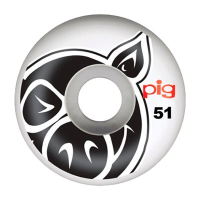 Pig wheels PPig Head Natural Wheels 51mm skateboard wielen Revert95.com