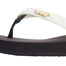 Reef Star Cushion Sassy Brown White Ladies