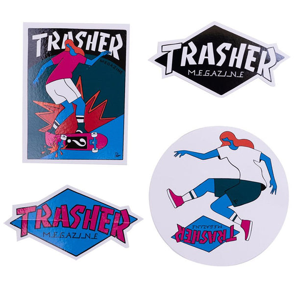 Bestel de Thrasher TRASHER STICKER 4 PACK veilig, gemakkelijk en snel bij Revert 95. Check onze website voor de gehele Thrasher collectie.