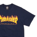 Thrasher Flame Tee Navy
