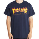 Thrasher Flame Tee Navy