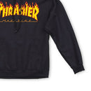 Thrasher Flame Hooded Sweat Black